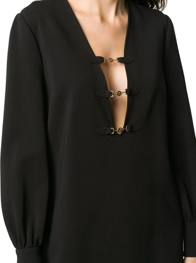 Shop Gucci Women's Black Viscose Dress