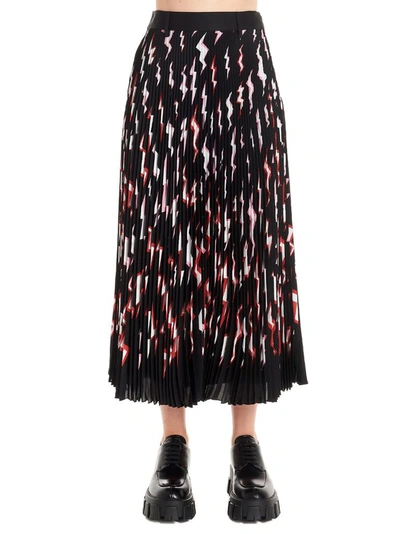 Shop Prada Women's Black Polyester Skirt