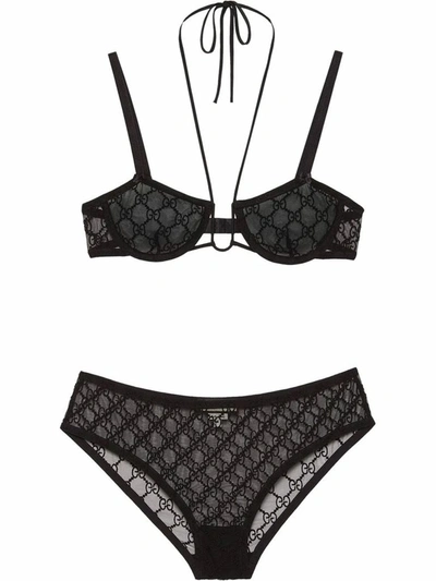 Shop Gucci Women's Black Polyamide Lingerie & Swimwear