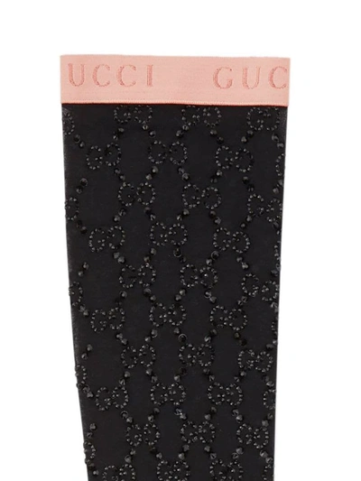 Shop Gucci Women's Black Polyamide Socks