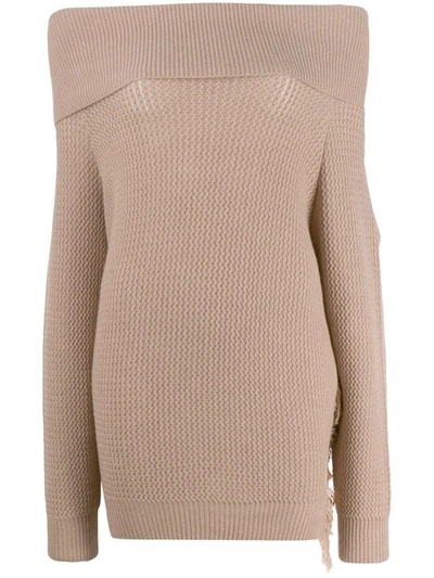 Shop Stella Mccartney Women's Beige Wool Sweater
