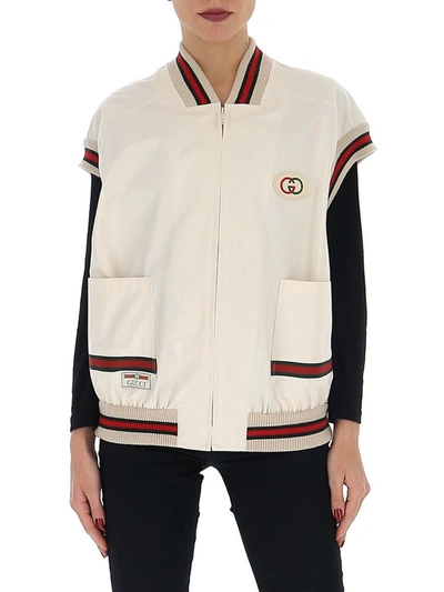 Shop Gucci Women's White Cotton Vest