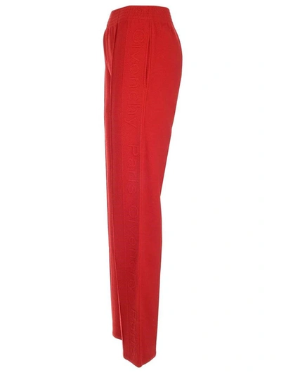 Shop Givenchy Women's Red Polyamide Pants