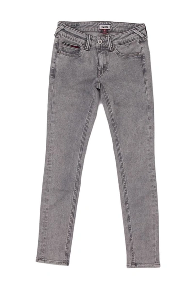 Shop Tommy Hilfiger Women's Grey Cotton Jeans