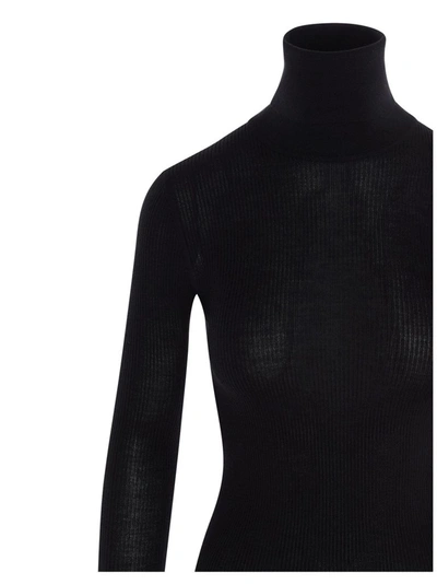 Shop Saint Laurent Women's Black Cashmere Sweater