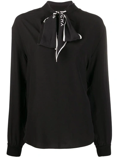 Shop Givenchy Women's Black Silk Blouse