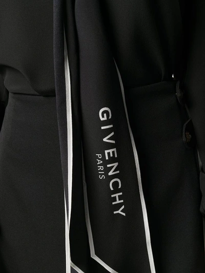 Shop Givenchy Women's Black Silk Blouse