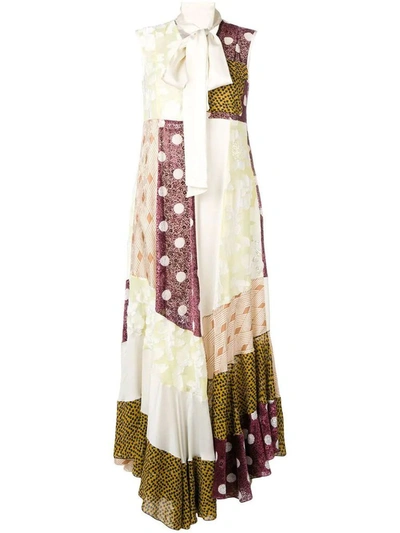 Shop Golden Goose Women's Multicolor Silk Dress