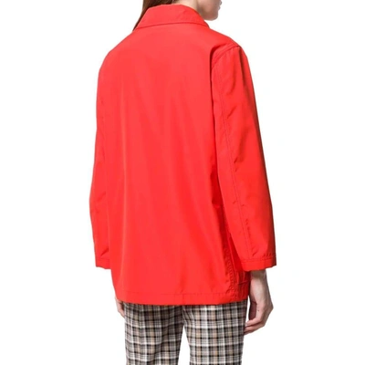 Shop Fay Women's Red Polyamide Trench Coat