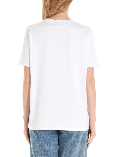 Shop Stella Mccartney Women's White Cotton T-shirt