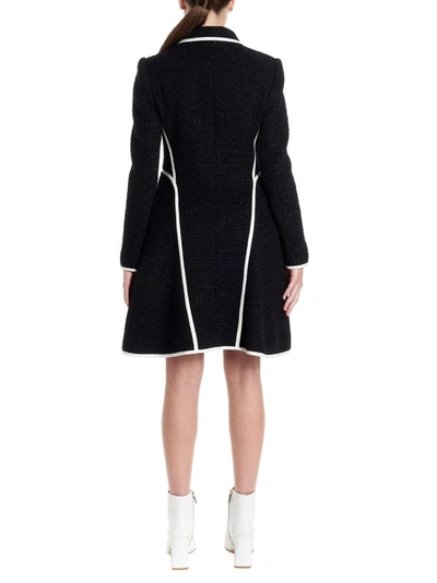 Shop Boutique Moschino Women's Black Wool Coat