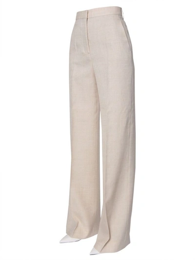 Shop Stella Mccartney Women's Beige Viscose Pants