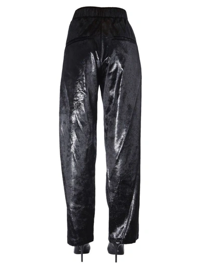 Shop Balmain Women's Black Polyester Joggers