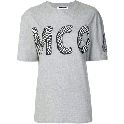 Shop Mcq By Alexander Mcqueen Women's Grey Cotton T-shirt