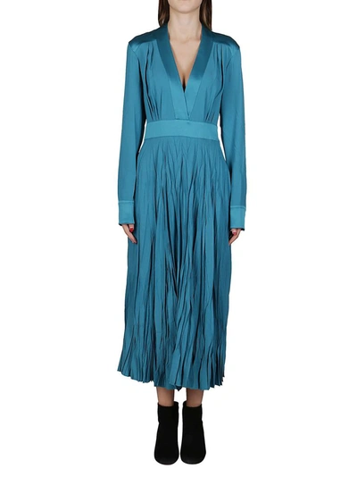 Shop Golden Goose Women's Light Blue Acetate Dress