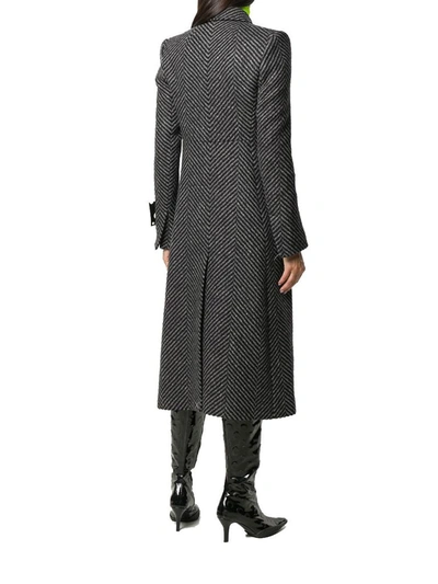 Shop Off-white Women's Black Wool Coat