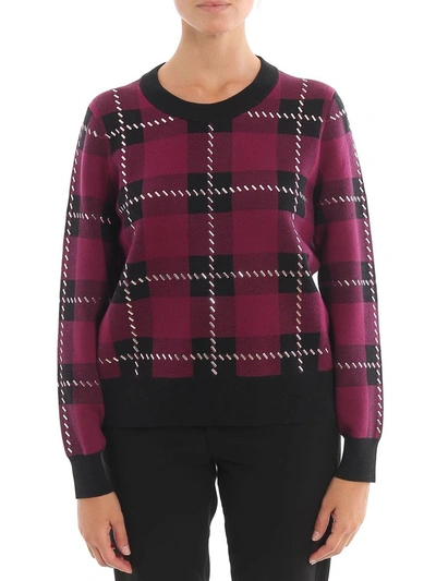 Shop Michael Kors Women's Purple Wool Sweater