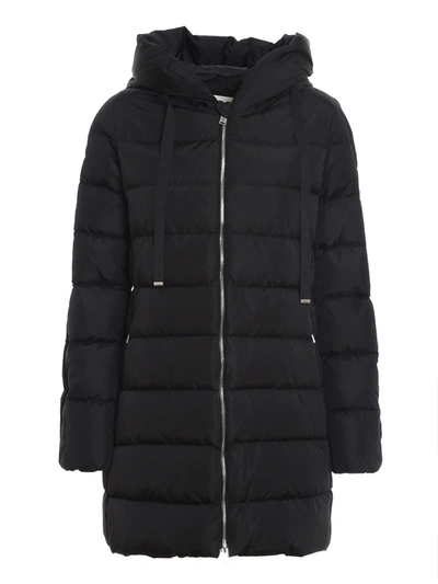 Shop Add Matt Effect Black Puffer Jacket