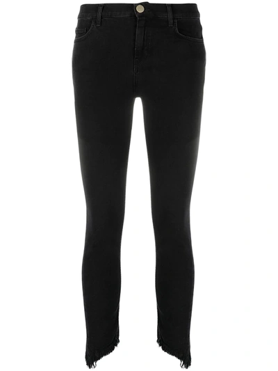 Shop Pinko Skinny Mid-rise Jeans In Black