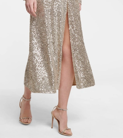 ROTATE BIRGER CHRISTENSEN SIERRA SEQUINED MAXI DRESS P00530976