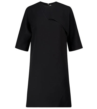 Shop Victoria Victoria Beckham Twill Minidress In Black