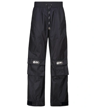 Shop Off-white Nylon Cargo Pants In Black