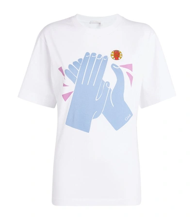 Shop Chloé Clap Print T-shirt