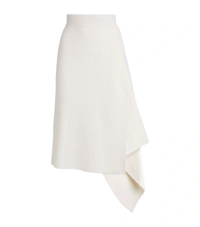 Shop Monse Merino Wool Sliced Rib Skirt