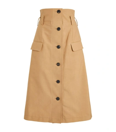 Shop Victoria Beckham High-waist Flared Skirt