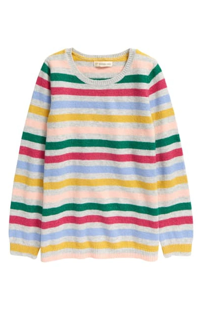 Shop Tucker + Tate Sparkle Stripe Sweater In Grey Heather Sparkle Stripe