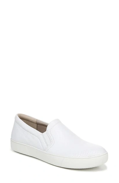 Shop Naturalizer Marianne Slip-on Sneaker In White Perforated Leather