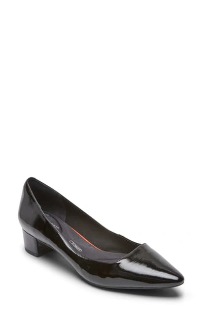Shop Rockport Total Motion Gracie Pump In Black Patent Leather