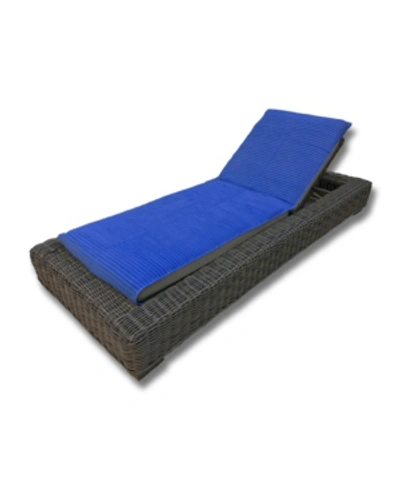 Shop Talesma Chaise Lounge Towel In Bright Blu
