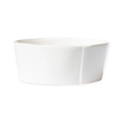 Shop Vietri Lastra Collection Medium Serving Bowl In Linen