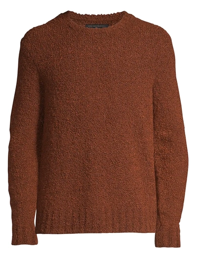 Shop John Varvatos Men's Athens Boucle Sweater In Picante