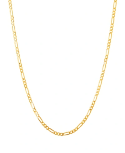 Shop Italian Gold Polished 20" Figaro Chain (1.85mm) In 10k Yellow Gold