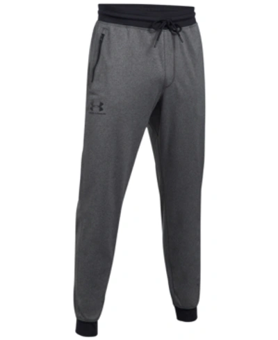 Shop Under Armour Men's Sportstyle Joggers In Charcoal, Black