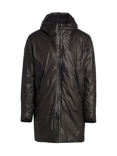 Shop Veilance Men's Monitor Nylon Coat In Black