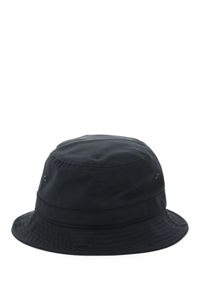 Shop Marcelo Burlon County Of Milan Starter Cross Bucket Hat In Black,white