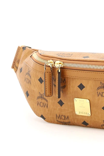 Shop Mcm Small Fursten Visetos Belt Bag