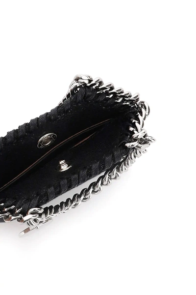 Shop Stella Mccartney Falabella Micro Tote In Black