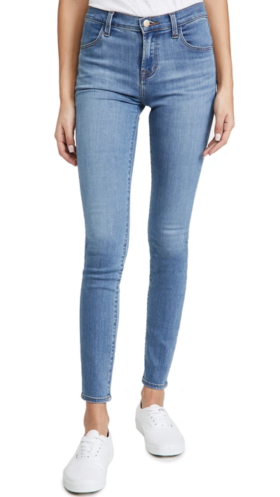 Shop J Brand Maria High Rise Skinny Jeans In Earthen
