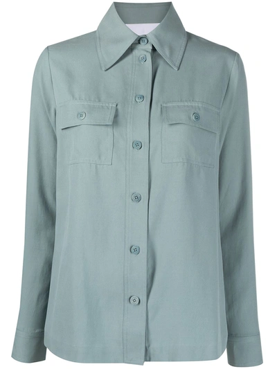 Remain Birger Christensen Classic Button-up Shirt In Blue