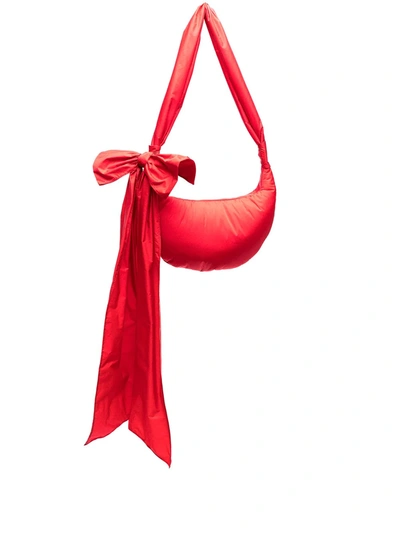 Shop Redv Oversize Bow Hobo Bag In Red