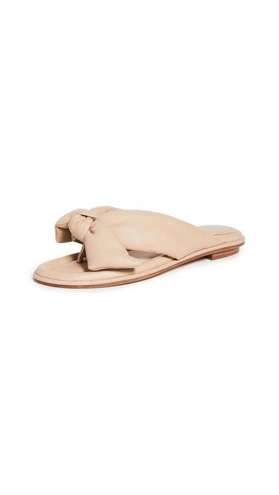 Shop Alexandre Birman Soft Clarita Flat Sandals In Nude