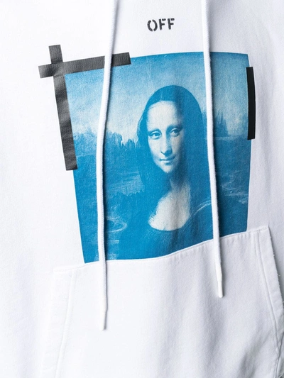 Shop Off-white Monalisa Oversized Hoodie In White
