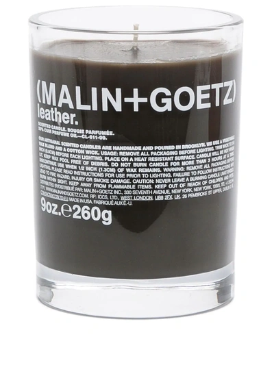 Shop Malin + Goetz Leather Scent Candle In Brown