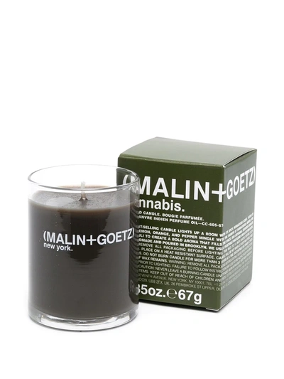 Shop Malin + Goetz Cannabis Votive Candle In Brown