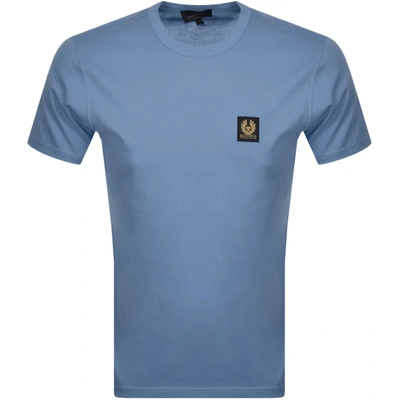 Shop Belstaff Logo T Shirt Blue