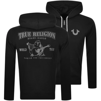 Shop True Religion Core Hoodie Black